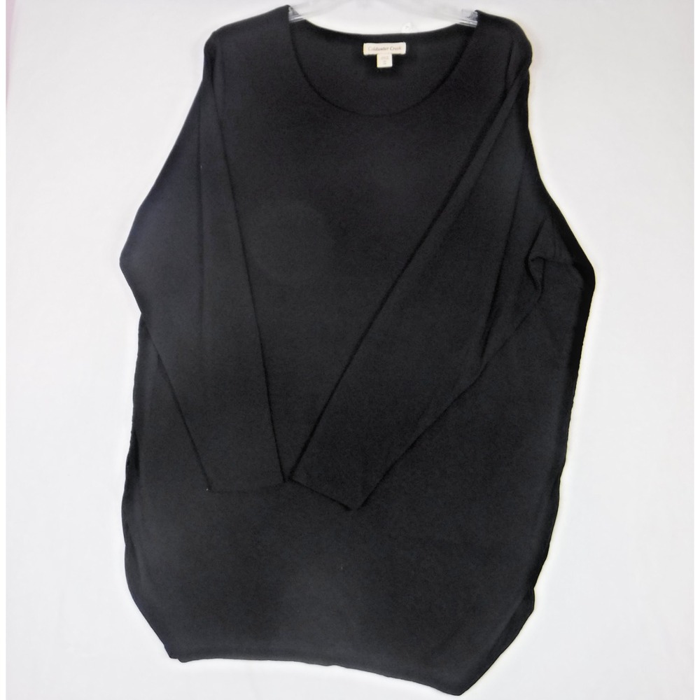 Coldwater Creek Women's Long Sleeve Lined Chiffon Blouse‎ Top Size 3X